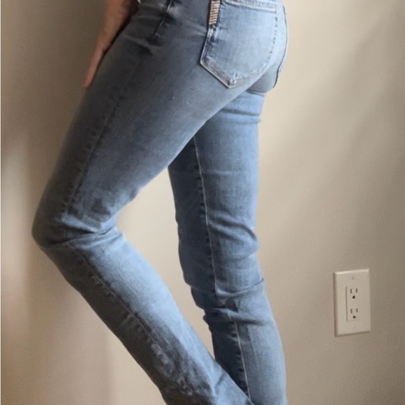 Paige distressed skinny ankle denim size 25 - Picture 6 of 6